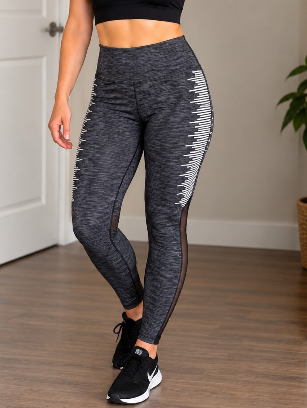 I โฅ R8 Activewear L Running Leggings Reflective Details